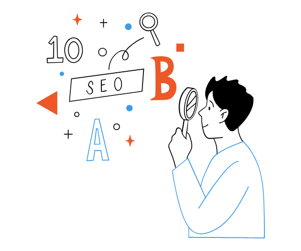 SEO strategy illustration