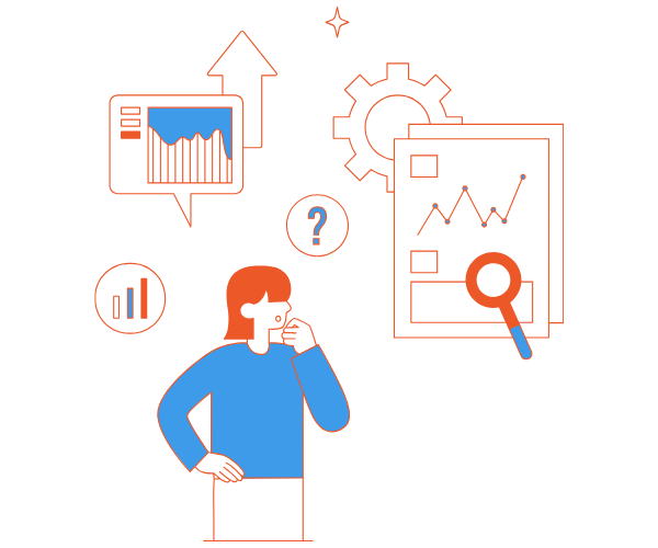 Data driven SEO illustration