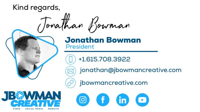 Graphic design work by JBowman Creative